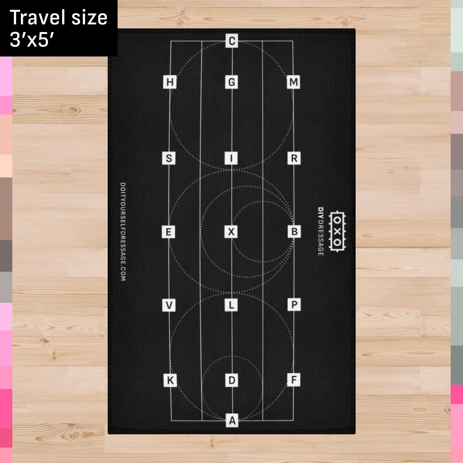 Dressage Practice Rugs - Run Through Your Test Anywhere